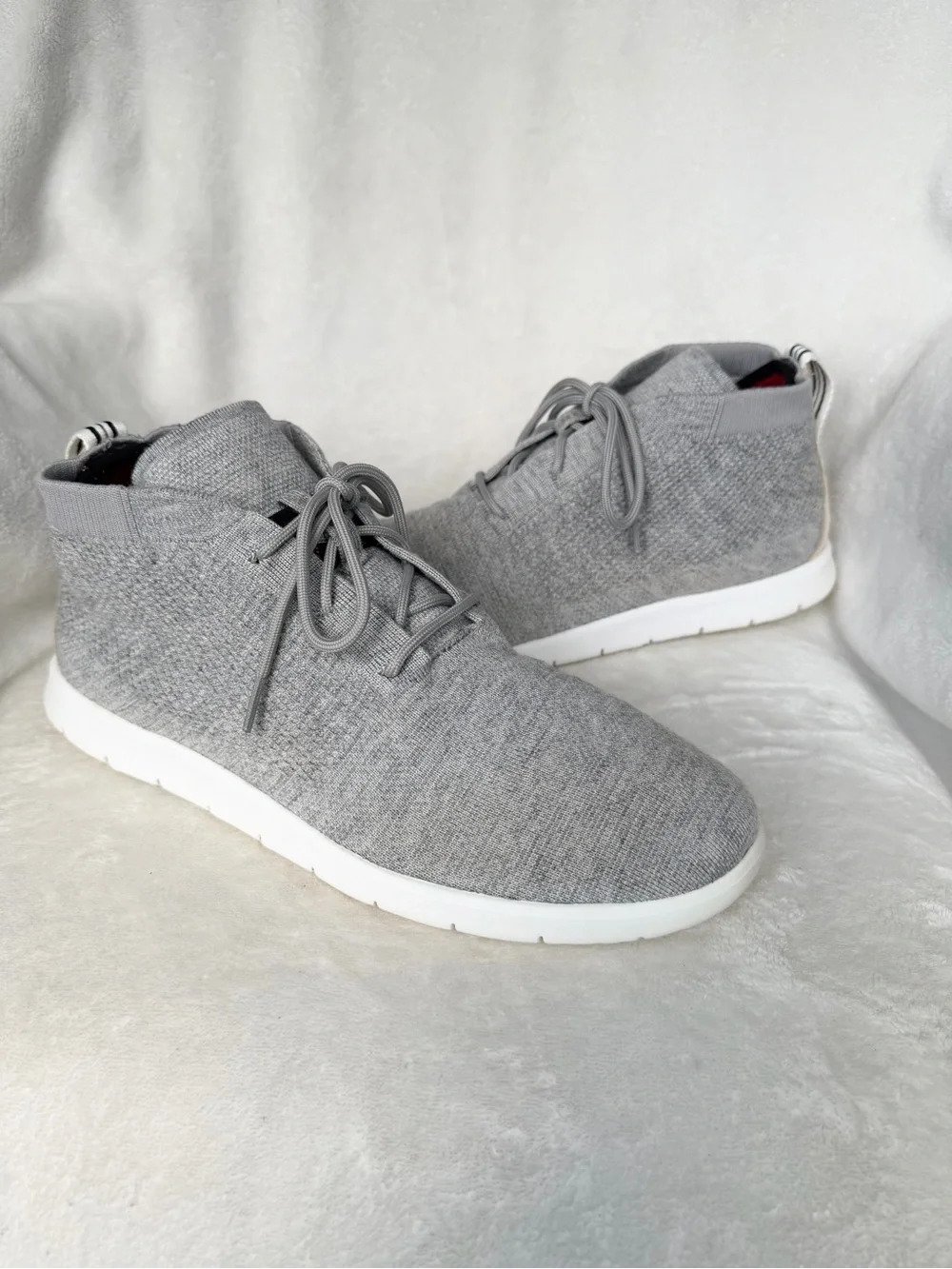 UGG Grey Solid High Top Shoe Men 11
